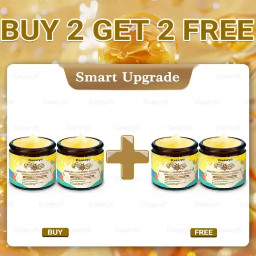 Daasry® Bee Venom Treatment Cream with bee venom peptides, botulinum toxin, hyaluronic acid, and collagen. Targets wrinkles, fine lines, sagging, stretch marks, dark spotsfirming, lifting and more